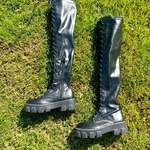 Black over the knee Boots